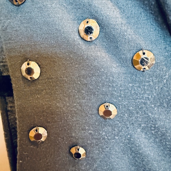 Vintage Y2K Rocker Tank Top Studded Sleeveless Casual Top Large - Picture 2 of 4